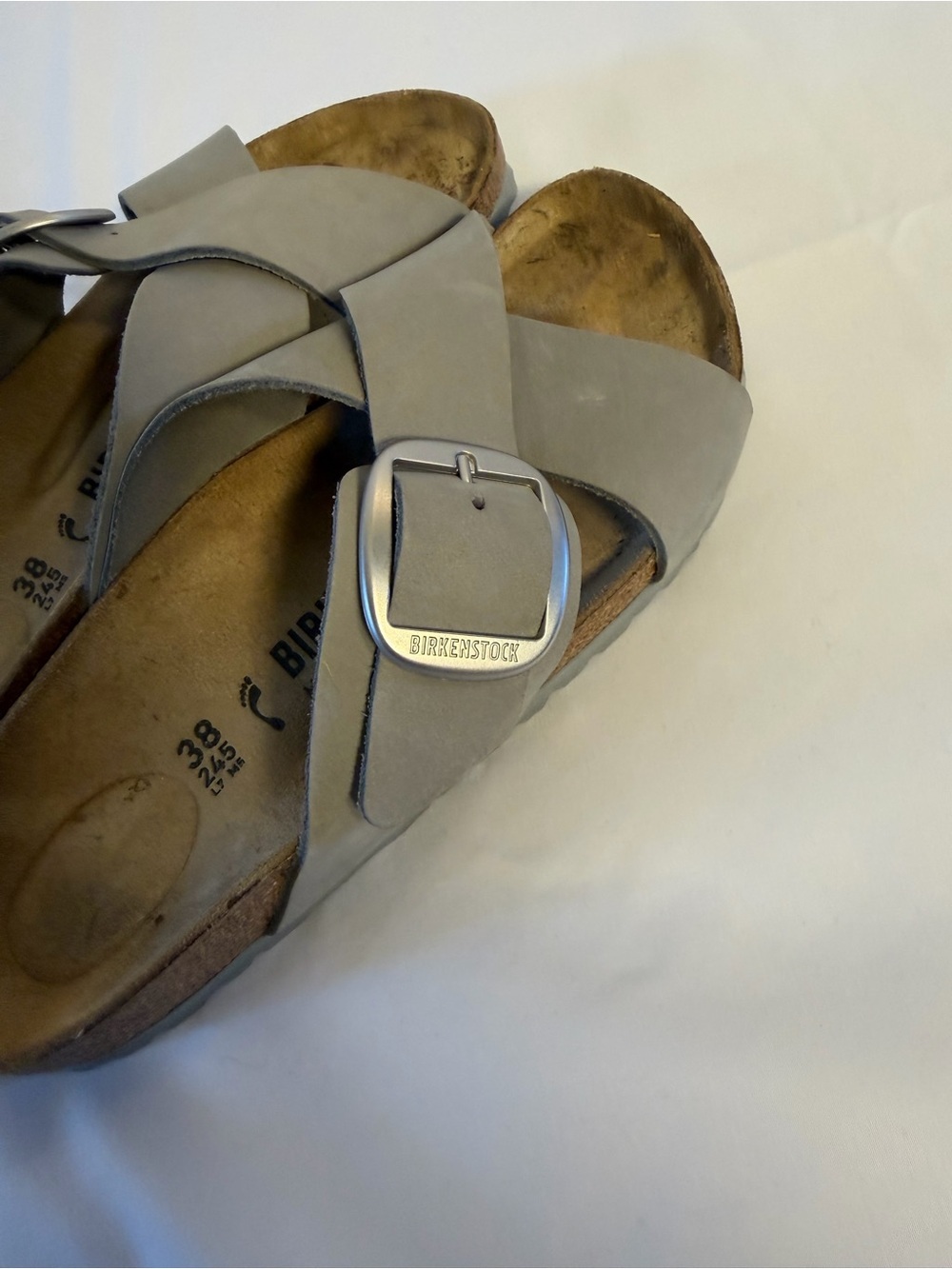 Birkenstock Siena Big Buckle Sandals, size 7. - Picture 10 of 11